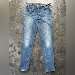 Universal Thread Distressed Blue Skinny Jeans